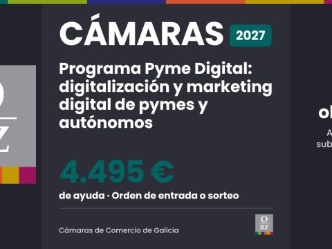 Programa Pyme Digital 2027 de las Cámaras de Comercio: 4.495 € de ayuda, orden de entrada o sorteo